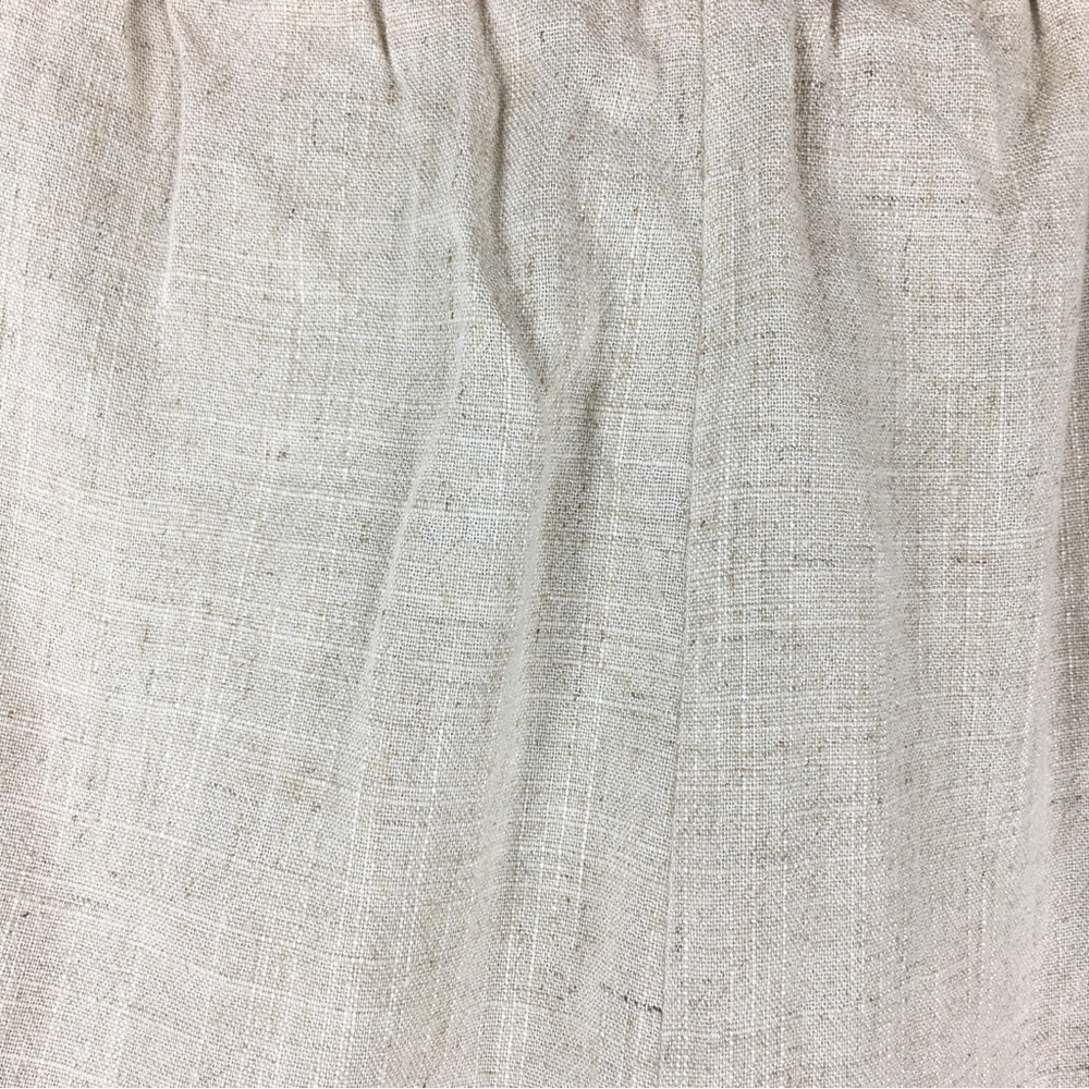 No Brand Women's Beige Linen Blend Wide Leg Pull On Pant Size XL - Picture 6 of 10